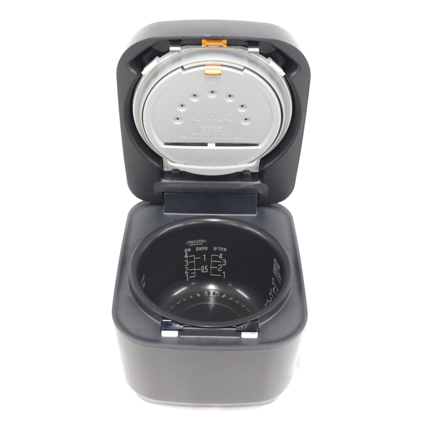 [中古(C)] [5.5合炊き] 日立 ふっくら御膳 RZ-V100GM 圧力＆スチームIHジャー炊飯器 沸騰鉄釜 rz-v100gm-k フロストブラック [可]