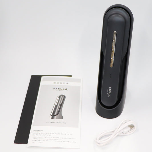 [中古(A)] STELLA BEAUTE(ステラ ボーテ) レーザー & EMSリフトブラシPRO SB-LEP01 sb-lep01-02 グレー[非常に良い]