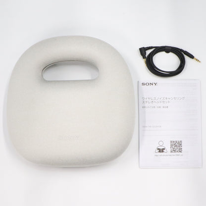 SONY 1000X THE COLLEXION ワイヤレスノイズキャンセリングステレオヘッドセット WH-1000XX　wh-1000xx-w  プラチナ 整備済みアウトレット品 [中古(A)]
