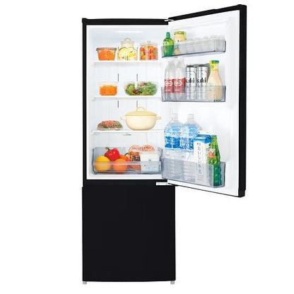【特殊配送】[170L][一人暮らし向け][右開き]東芝 GR-V17BS 冷凍冷蔵庫 gr-v17bs-k  セミマットブラック 整備済みアウトレット品 [中古(B)]