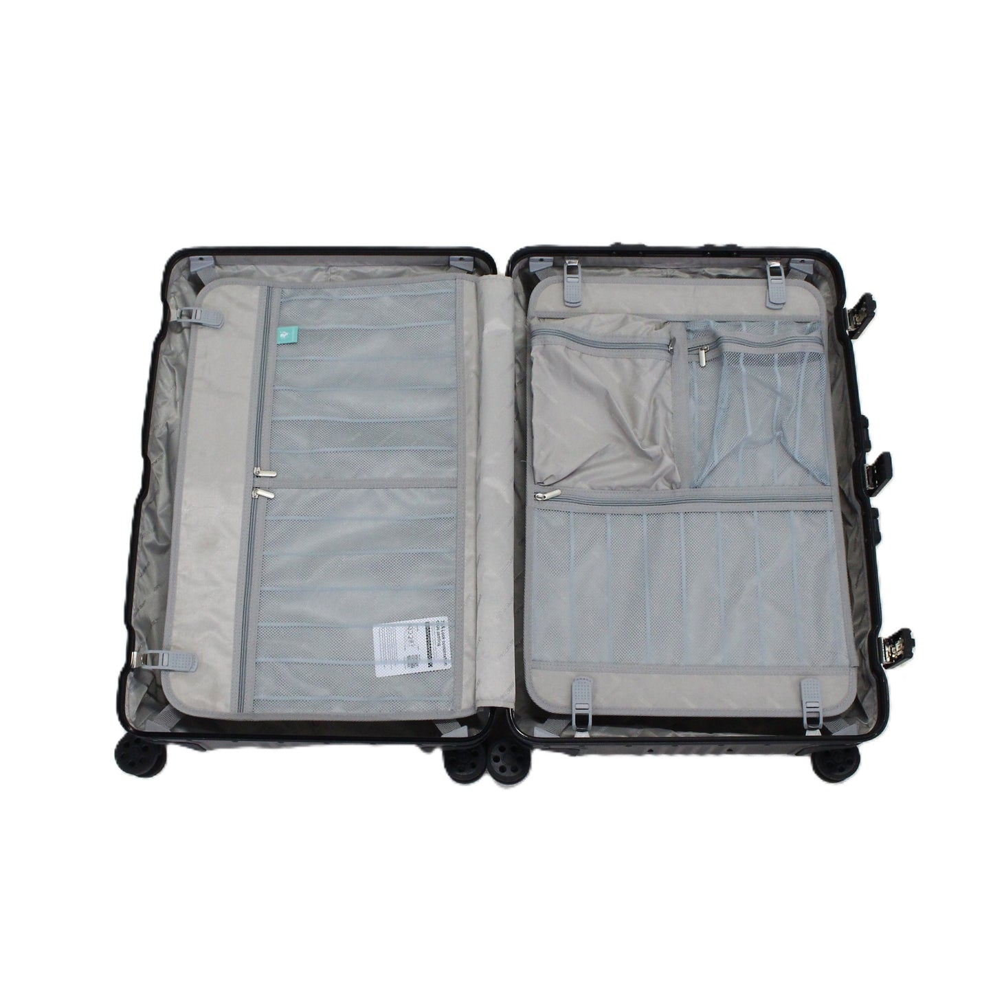 [中古(C)] [5-8泊向けサイズ]LEGEND WALKER 1510 88L アルミ製ハードスーツケース 1510-70-bk ブラック [可]