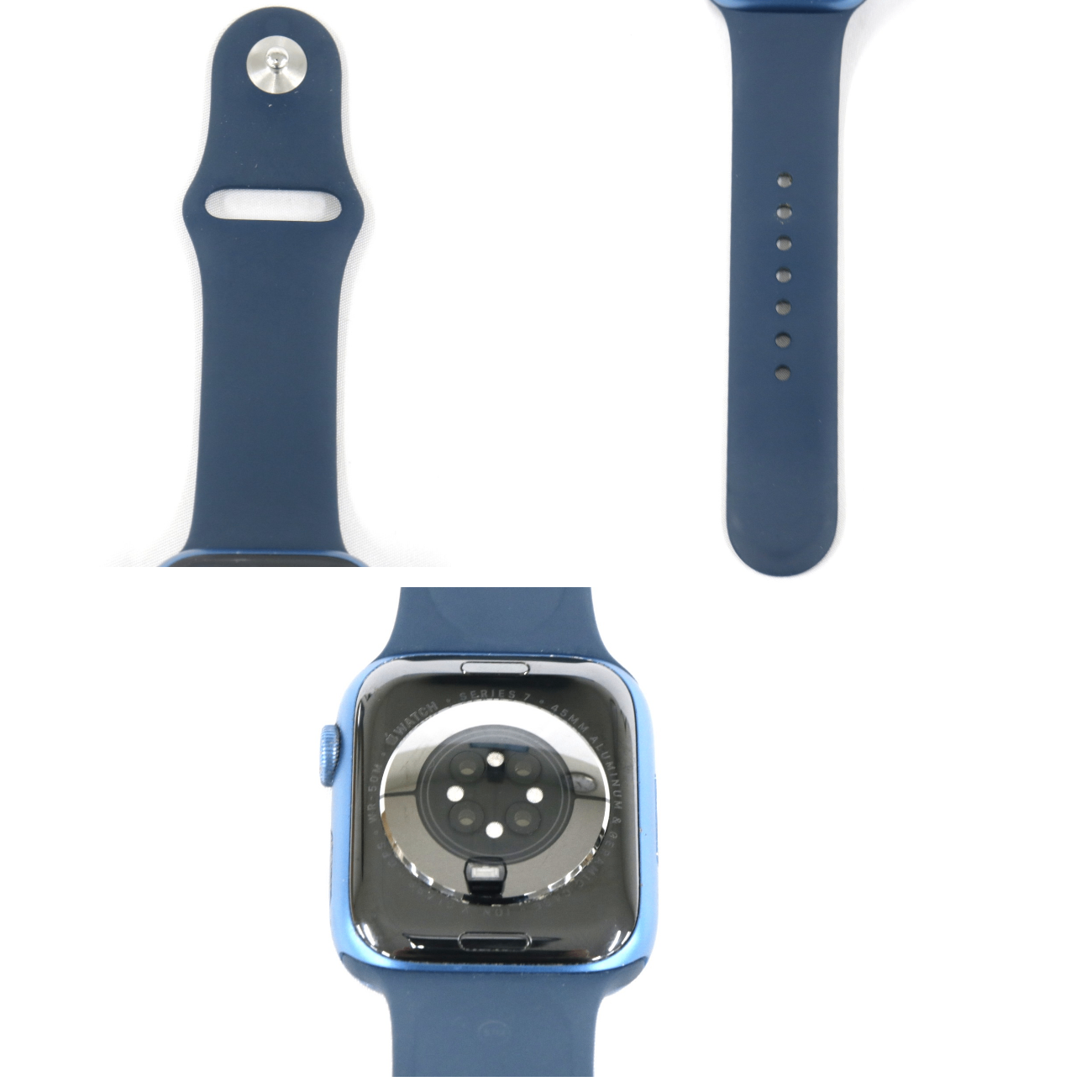 [中古(C)] Apple Watch Series 7 GPS 45mm mkn83j-a ブルーmkn83j-a　[可]