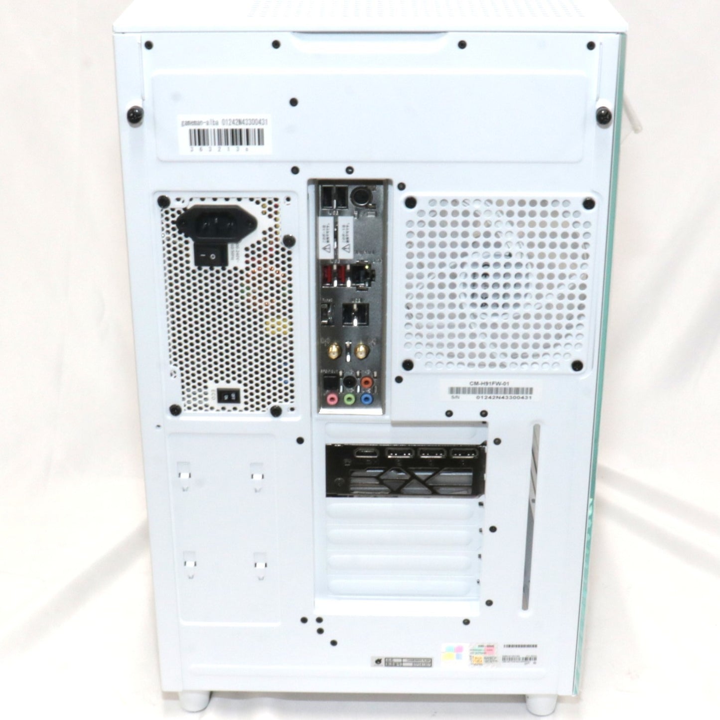 [中古(B)] ブルックテックPC GAMEMAN ALBA (Core i7 14700KF/GeForce RTX 4070 SUPER/32GB/1TB M.2 NVMe Gen4 SSD) ホワイト ゲーミングデスクトップパソコン  gameman-alba  [良い]