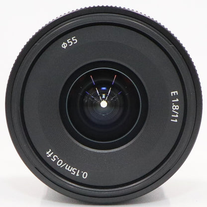 ソニー E 11mm F1.8 SEL11F18 大口径超広角単焦点レンズ sel11f18   整備済みアウトレット品 [中古(A)]