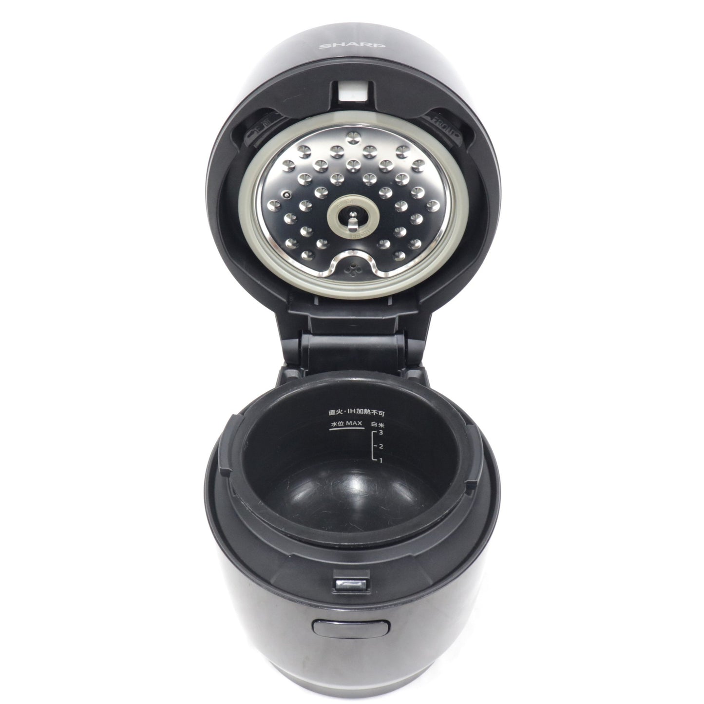 [中古(C)] シャープ ヘルシオ ホットクック 電気調理鍋 無水鍋 1.0L 1~2人用 ブラック KN-HW10G-B kn-hw10g-b ブラックkn-hw10g-b　[可]