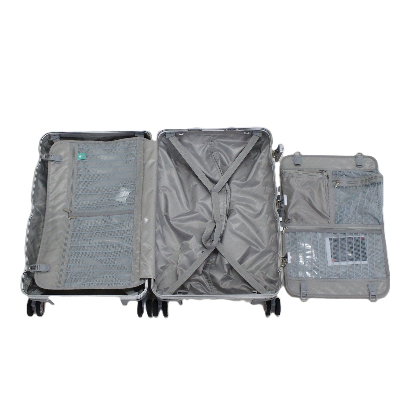 [中古(C)] [3-5泊向けサイズ]LEGEND WALKER 1510 65L アルミ製ハードスーツケース 1510-63-sl シルバー [可]