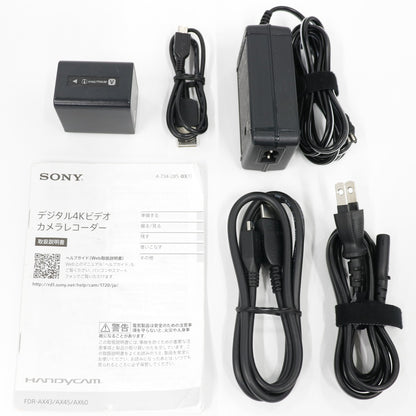 ソニー 4Kビデオカメラ FDR-AX60  fdr-ax60   整備済みアウトレット品 [中古(C)]