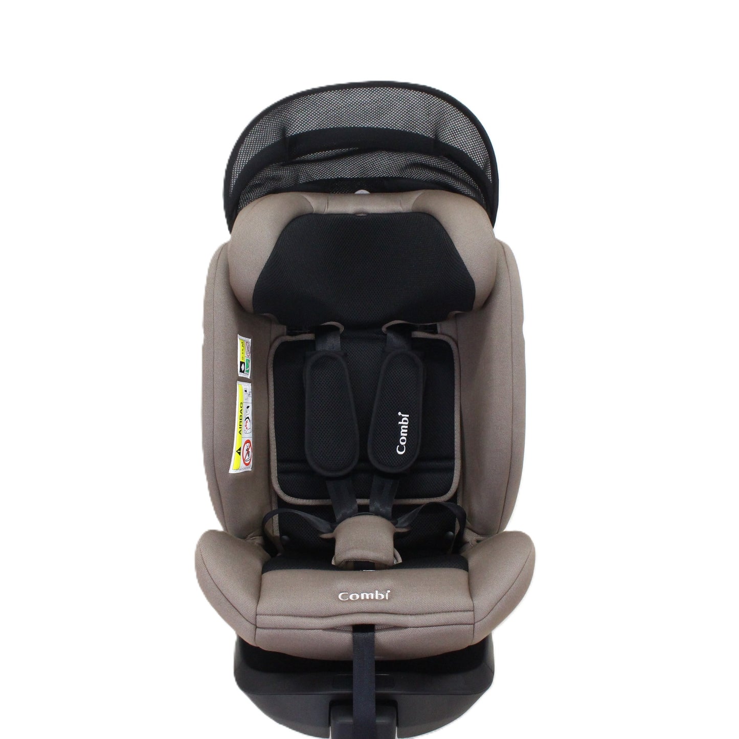 コンビ クルムーヴ ロング R129 エッグショック EA チャイルドシート (ISOFIX固定 / R129適合) 4972990193641  グレージュ 整備済みアウトレット品 [良い(B)]