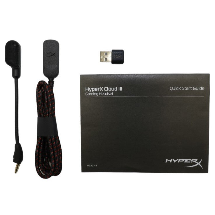 [中古(A)] HyperX Cloud III ゲーミング ヘッドセット ブラックレッド  [非常に良い]