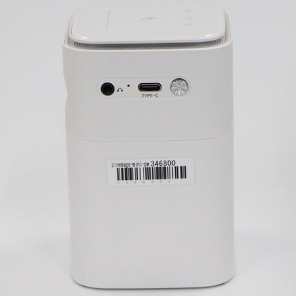 [中古(B)] CINEMAGE mini モバイルプロジェクター ピュアホワイト [良い]