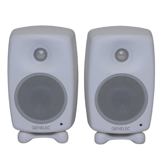 [中古(B)] ジェネレック G Two アクティブ・スピーカー 2個セット ホワイト [良い]