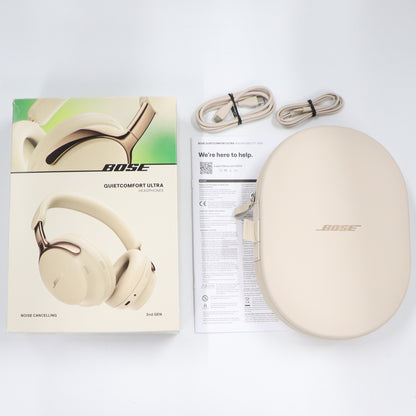 Bose QuietComfort Ultra Headphones(第2世代) ワイヤレスヘッドホン qc-ultra-headphones-2-d  ドリフトウッドサンド 整備済みアウトレット品 [中古(C)]