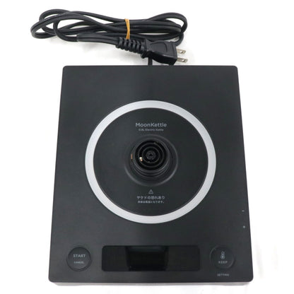 [中古(B)] バルミューダ BALMUDA MoonKettle (ムーンケトル) KPT02JP 温度調整付電気ケトル kpt02jp-b ブラック [良い]