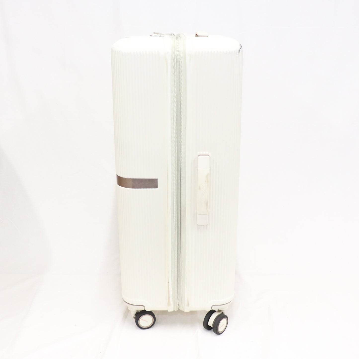 [8-10泊向けサイズ]サムソナイト ミンター スピナー75 エキスパンダブル 100L/拡張時118L ハードスーツケース samsonite-minter75-iv  アイボリー 整備済みアウトレット品 [中古(C)]