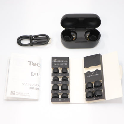 [中古(B)] パナソニック Technics EAH-AZ80 フルワイヤレスイヤホン ブラック [良い]