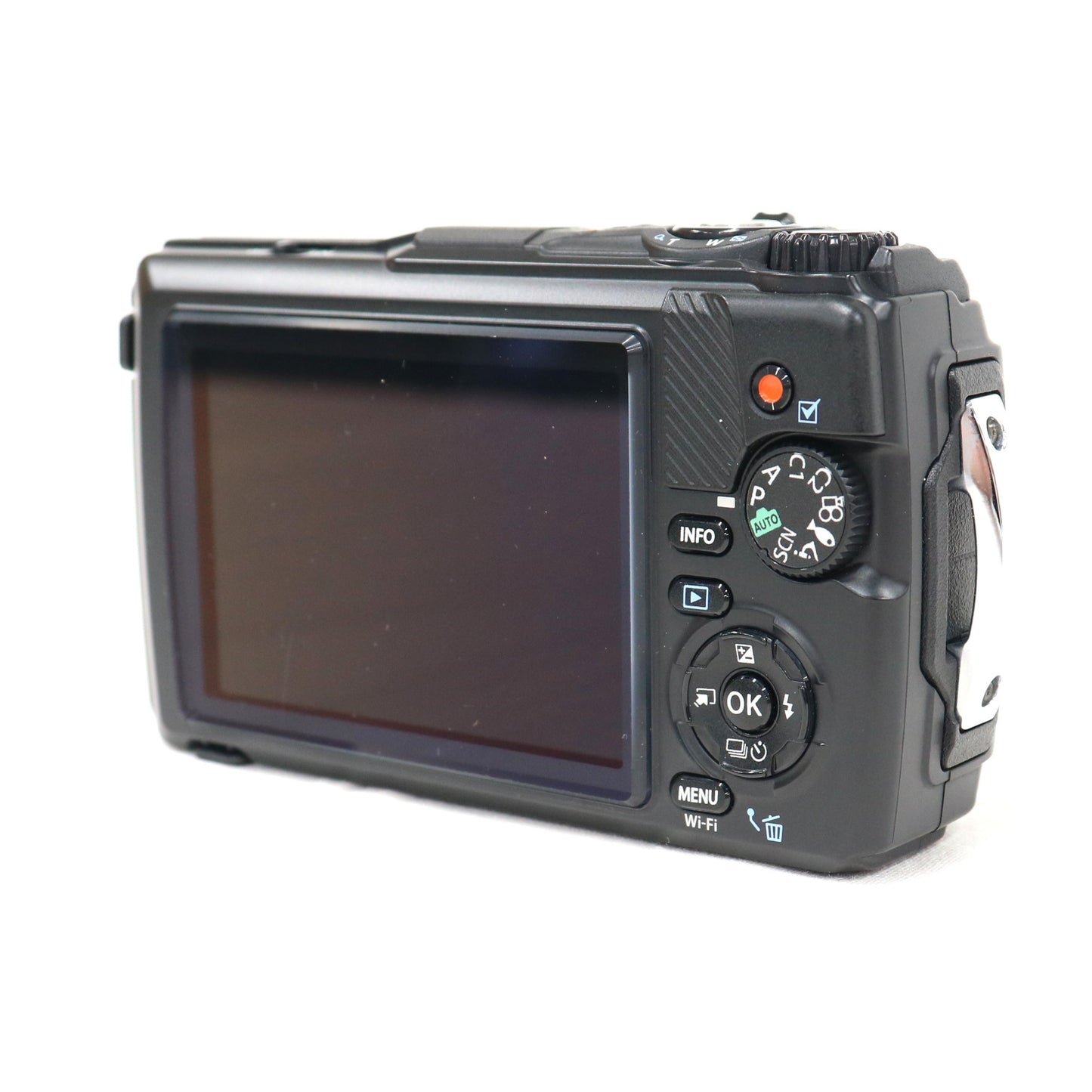 OM SYSTEM 防水カメラ Tough TG-7 コンパクトデジタルカメラ　tg-7-b  ブラック 整備済みアウトレット品 [良い(B)]