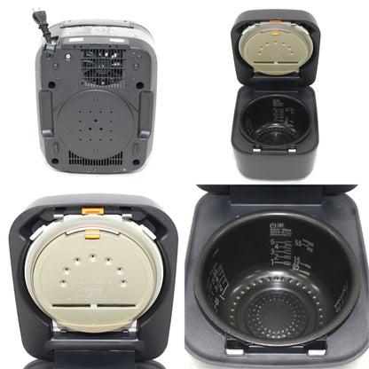 [中古(C)] [5.5合炊き] 日立 ふっくら御膳 RZ-V100GM 圧力＆スチームIHジャー炊飯器 沸騰鉄釜　rz-v100gm-k フロストブラックrz-v100gm-k　[可]