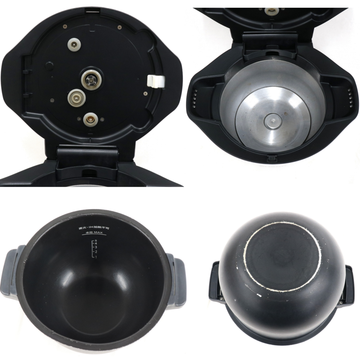 シャープ ヘルシオ ホットクック KN-HW24G 2〜6人用 2.4L容量　kn-hw24g-w  ホワイト 整備済みアウトレット品 [中古(C)]