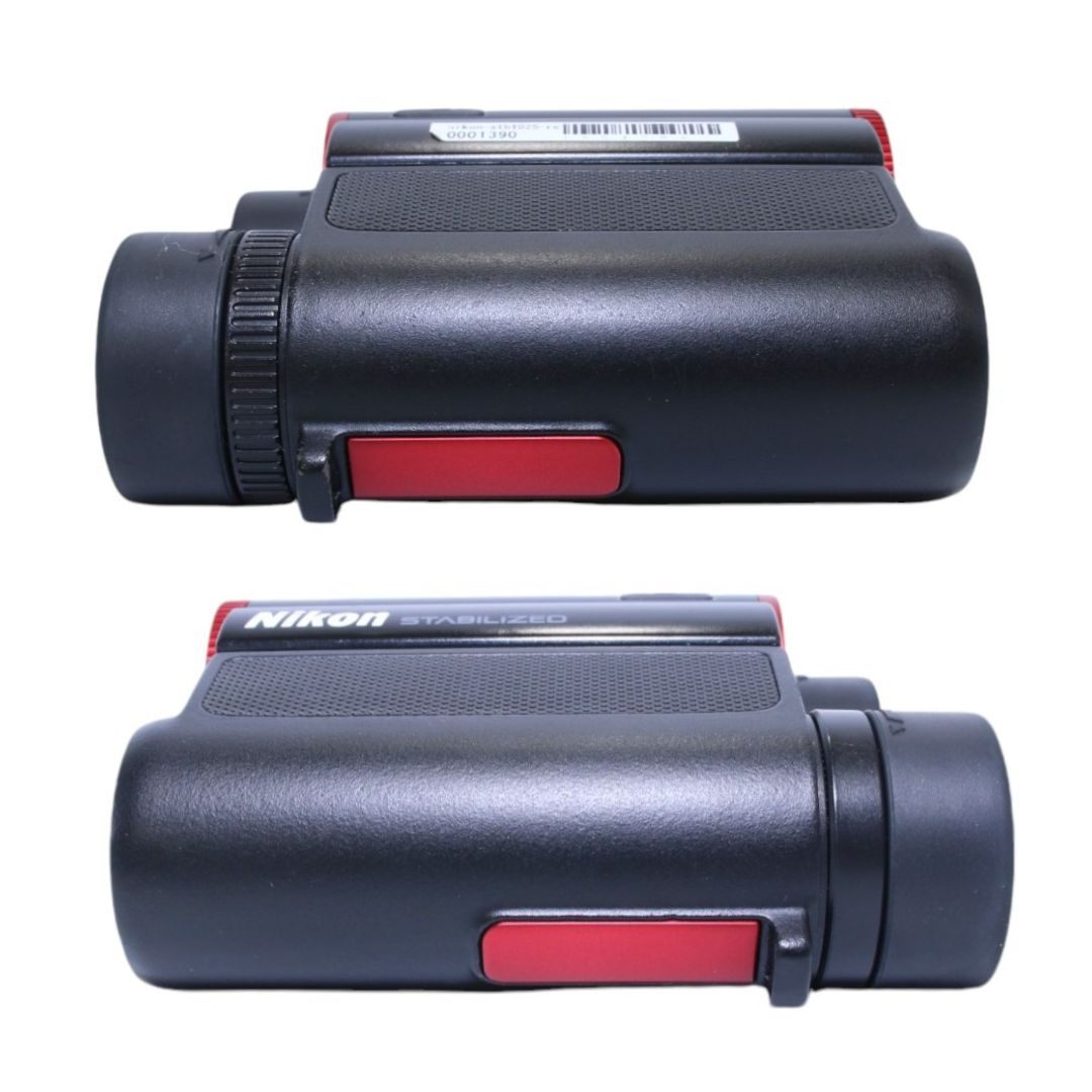 [ジャンク] [倍率10倍] ニコン STABILIZED STB10X25 10x25 防振双眼鏡 nikon-stb1025-re レッドnikon-stb1025-re[難あり(D)]