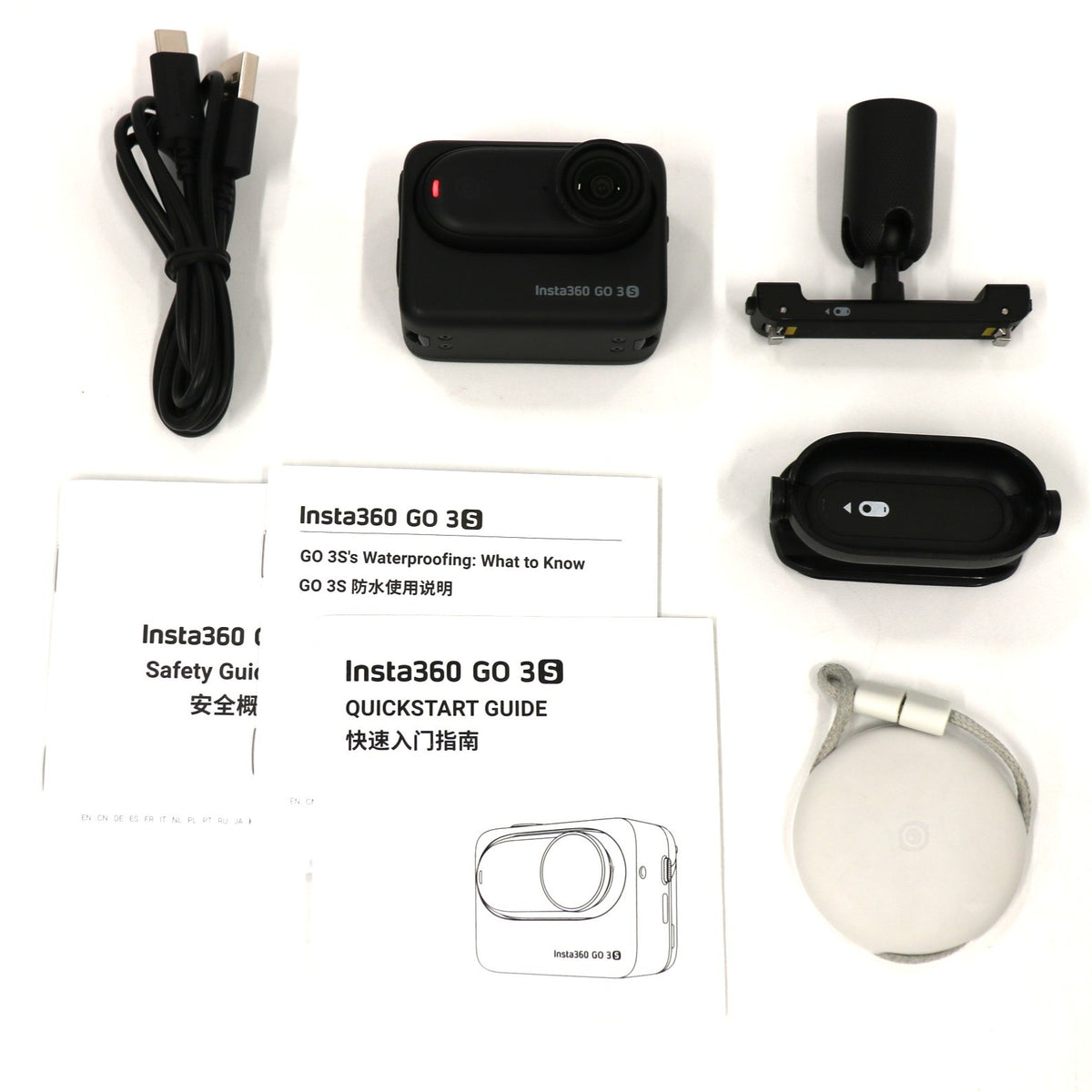Insta360 GO 3S 128GB アクションカメラ insta360-go-3s-128-bk  ミッドナイトブラック 整備済みアウトレット品 [中古(C)]