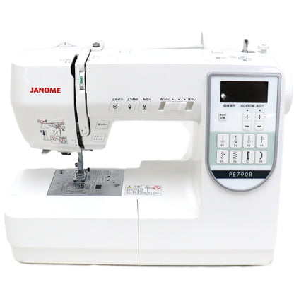 JANOME コンピューターミシン PE790R 自動糸調子　pe790r   整備済みアウトレット品 [良い(B)]