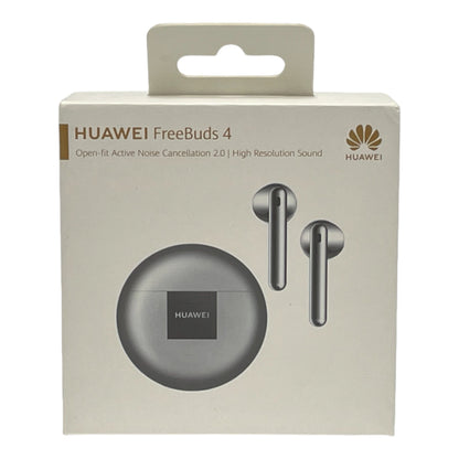 HUAWEI ノイズキャンセリング 完全ワイヤレスイヤホン FreeBuds 4 シルバーフロスト [中古][良い(B)]