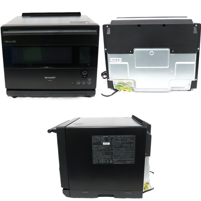 [30L]シャープ ウォーターオーブンレンジ ヘルシオ AX-NS1A ax-ns1a-b  ブラック 整備済みアウトレット品 [良い(B)]
