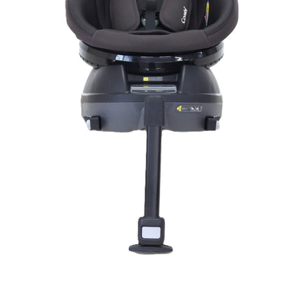 コンビ クルムーヴ コンパクト R129 エッグショック JS チャイルドシート (ISOFIX固定 / R129適合) 4972990196727  ブラウン 整備済みアウトレット品 [良い(B)]