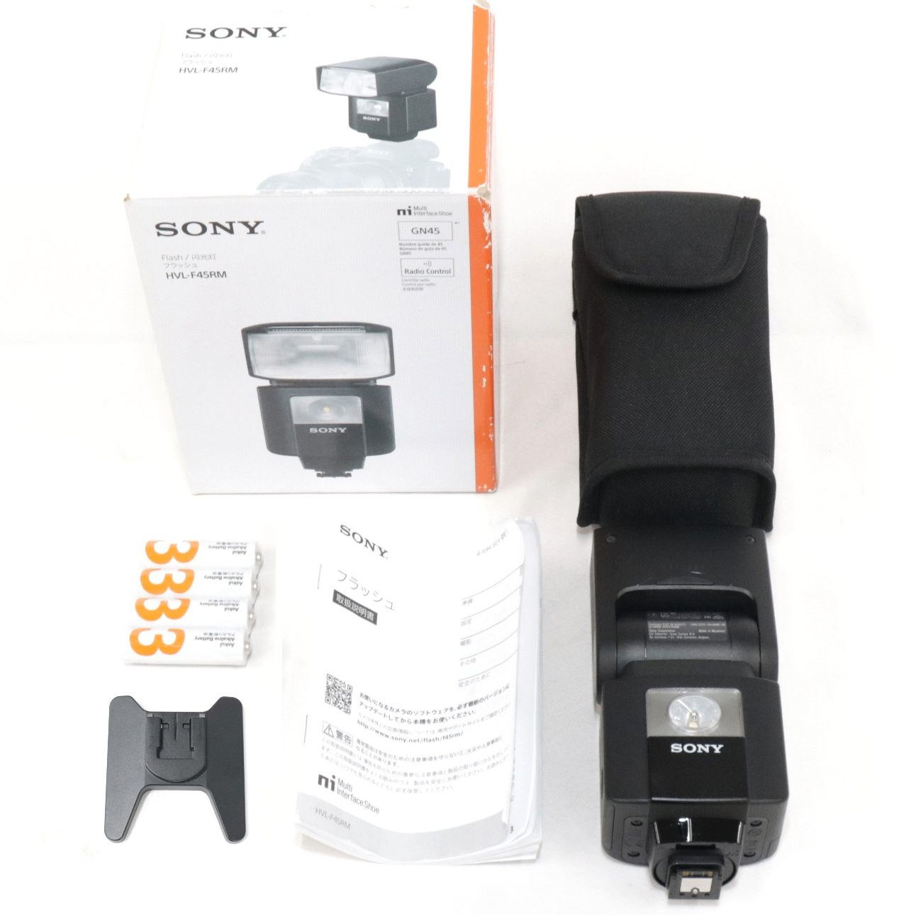 [中古(C)] ソニー LED搭載大光量フラッシュ HVL-F45RM hvl-f45rm hvl-f45rm　[可]