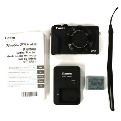 Canon PowerShot G7 X Mark III コンパクトデジタルカメラ　psg7x-mark3   整備済みアウトレット品 [中古(C)]