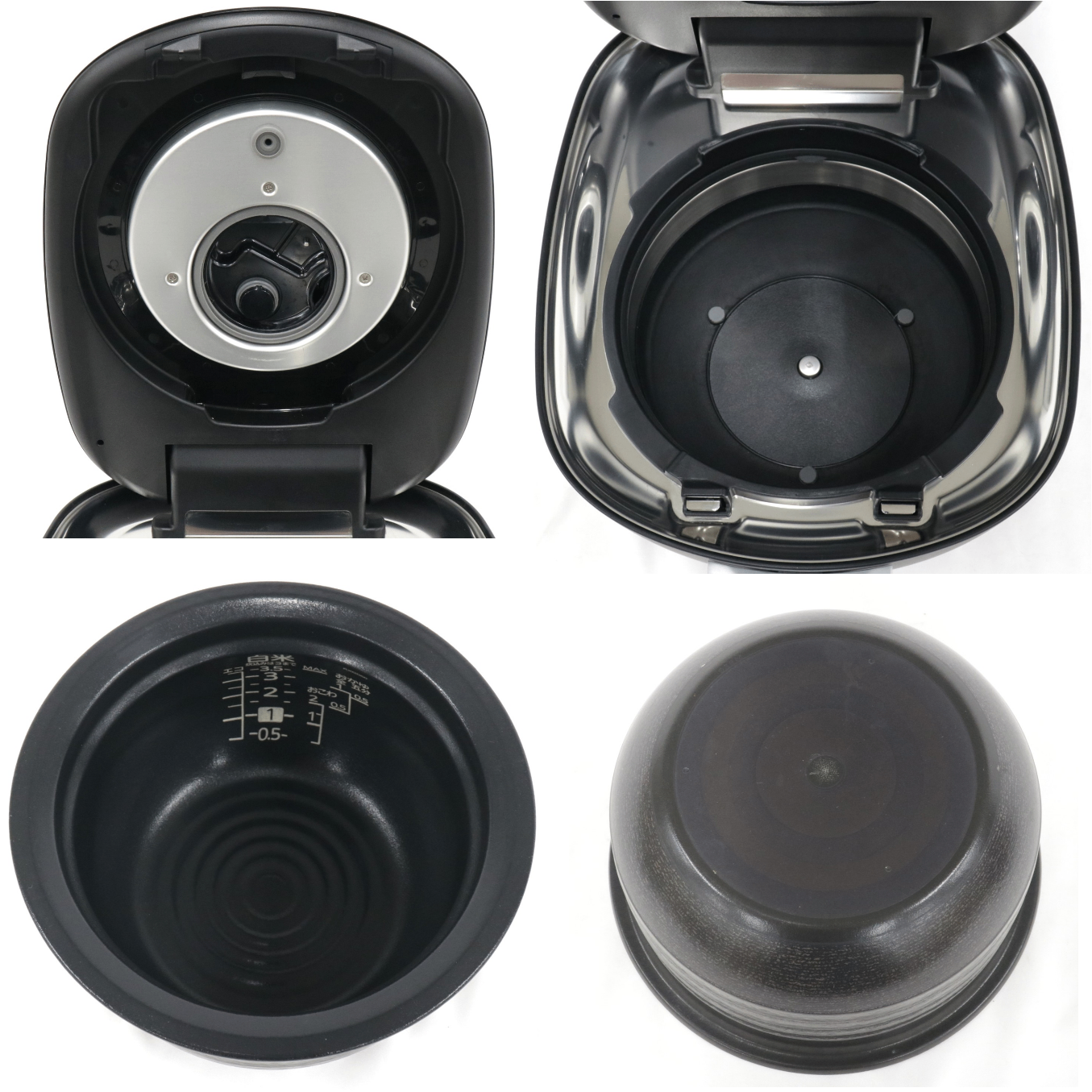 [中古(C)] [3.5合炊き] タイガー魔法瓶 土鍋ご泡火炊き JRX-G060 土鍋圧力IH式 炊飯器 jrx-g060kg エボニーブラックjrx-g060kg　[可]