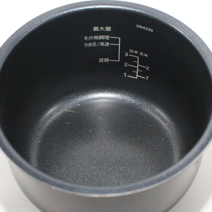 タイガー TIGER COOKPOT(クックポット) COK-A220 電気圧力鍋　cok-a220-km   整備済みアウトレット品 [中古(C)]