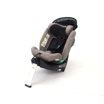 コンビ クルムーヴ ロング R129 エッグショック EA チャイルドシート (ISOFIX固定 / R129適合) 4972990193641  グレージュ 整備済みアウトレット品 [中古(C)]