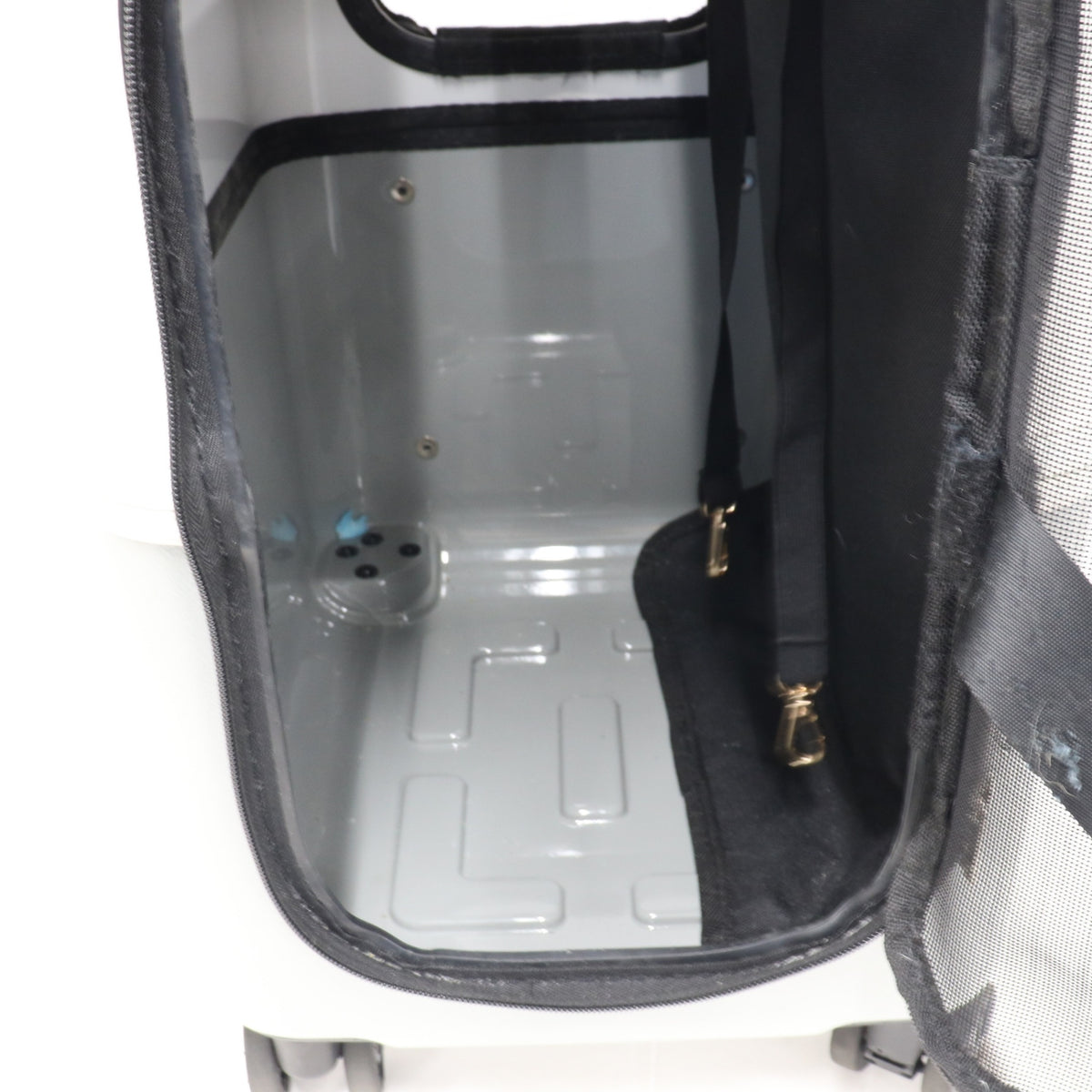 LEGEND WALKER PETiCO iCO ペットキャリー Mサイズ 3001-M ico-3001-m-gy-wh  サンドグレー×ホワイト 整備済みアウトレット品 [中古(C)]