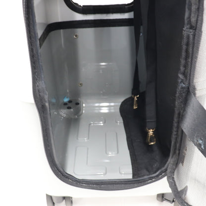 LEGEND WALKER PETiCO iCO ペットキャリー Mサイズ 3001-M ico-3001-m-gy-wh  サンドグレー×ホワイト 整備済みアウトレット品 [中古(C)]