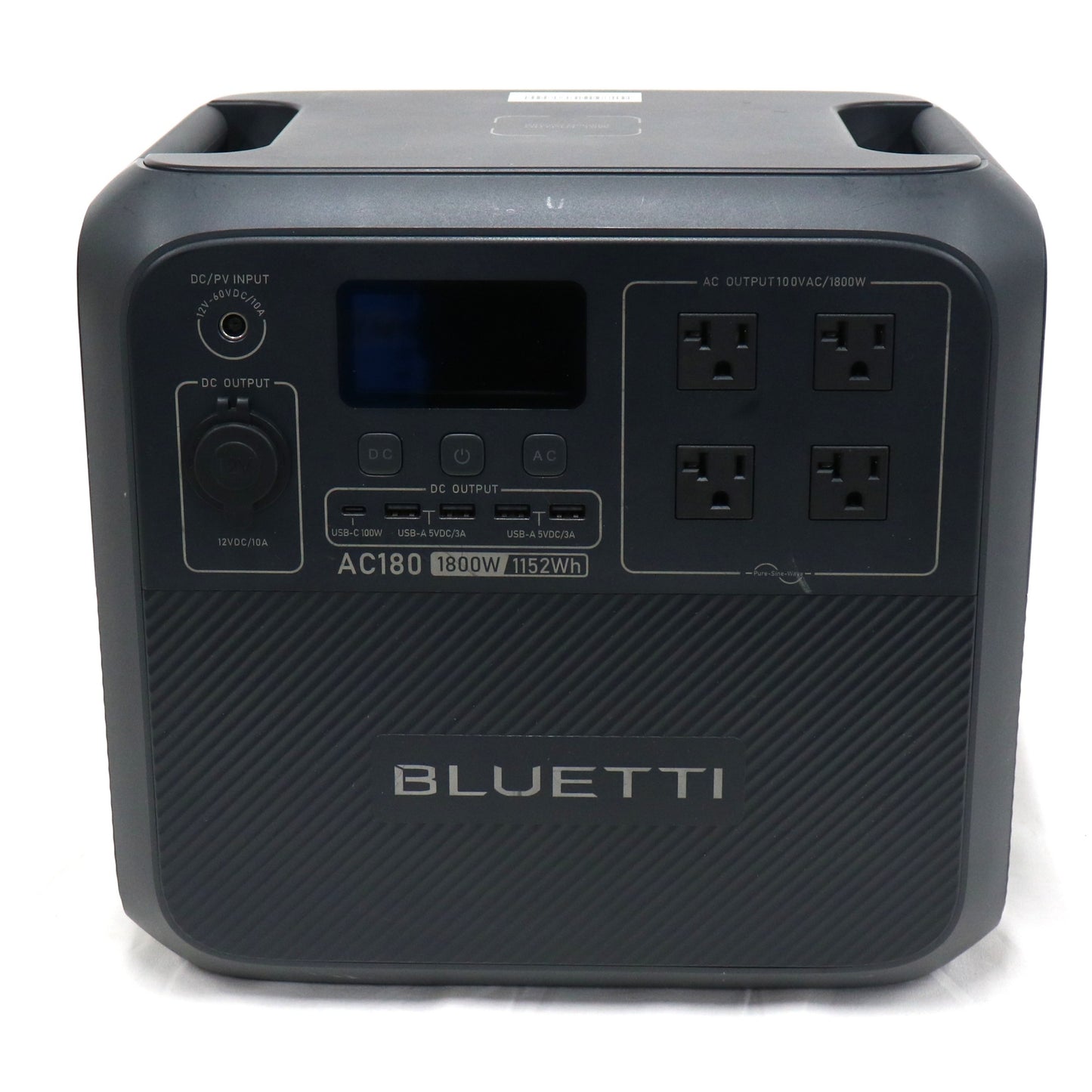 BLUETTI(ブルーティ) ポータブル電源 AC180（1152Wh）　bluetti-ac180   整備済みアウトレット品 [良い(B)]