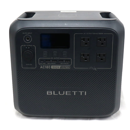 BLUETTI(ブルーティ) ポータブル電源 AC180（1152Wh）　bluetti-ac180   整備済みアウトレット品 [良い(B)]