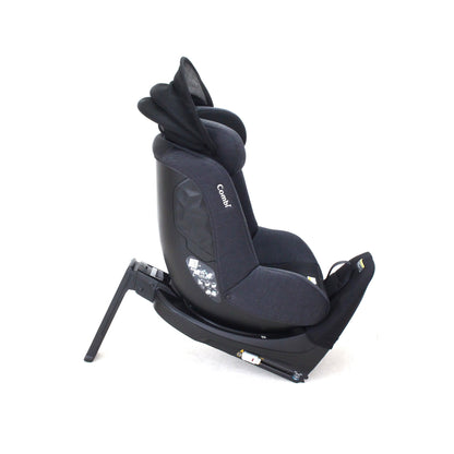 コンビ クルムーヴ R129 エッグショック CA チャイルドシート (ISOFIX固定 / R129適合) 4972990186018  ブラック 整備済みアウトレット品 [中古(C)]