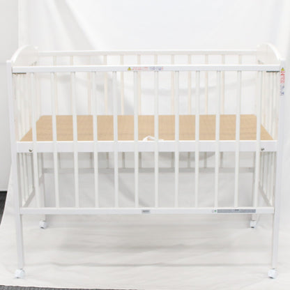 [中古(B)] カトージ 折りたたみベビーベッド ハイポジションタイプ　katoji-folding-babybed-wh ホワイト [良い]