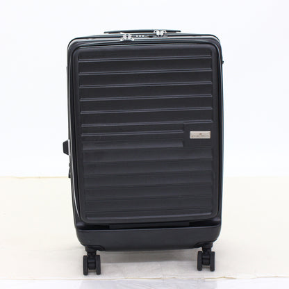 [中古(C)] [3-5泊向けサイズ]LEGEND WALKER 5208 マリブ 48L/拡張時61L ハードスーツケース ブラック5208-54-bk　[可]