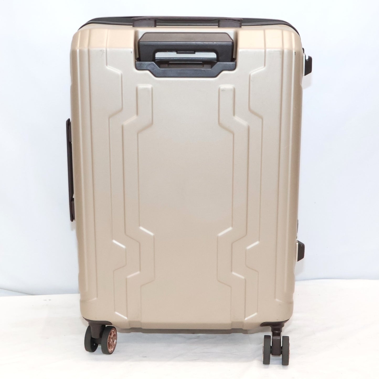 [3-5泊向けサイズ]LEGEND WALKER 5205 ブルーホエール 58L/拡張時72L ハードスーツケース　5205-58-cgd  シャンパンゴールド 整備済みアウトレット品 [中古(C)]