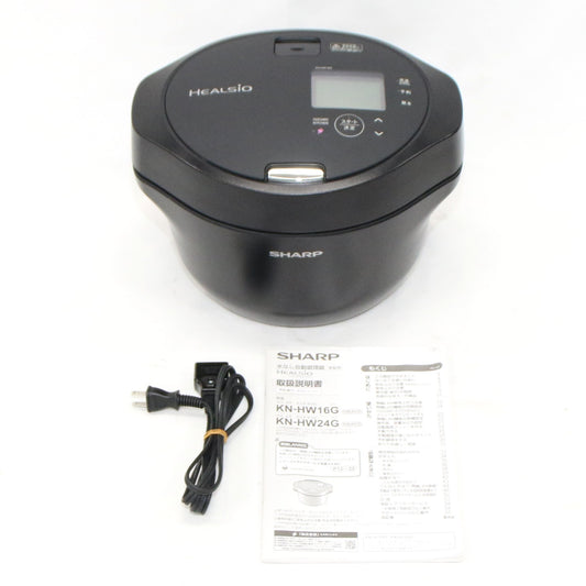 [中古(C)] シャープ ヘルシオ ホットクック KN-HW16G 2〜4人用 1.6L容量　kn-hw16g-b ブラックkn-hw16g-b　[可]