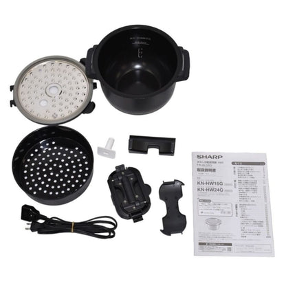 [中古(B)] シャープ 水なし自動調理鍋 ヘルシオ ホットクック KN-HW16G-W 無線LAN対応 ホワイト系 [1.6L]