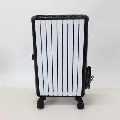 [中古(C)] [2020年発売モデル] デロンギ マルチダイナミックヒーター MDHU12-BK 1200W ピュアホワイト＋マットブラック (暖房目安 8～10畳) mdhu12-bk　[可]