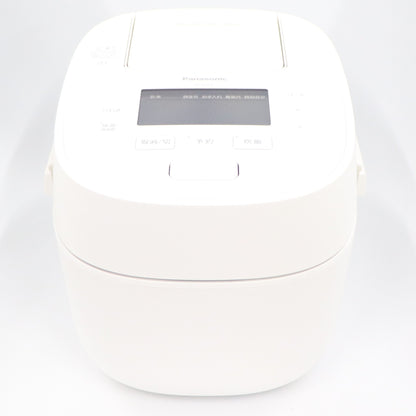 [中古(B)] [5.5合]パナソニック 可変圧力IHジャー炊飯器 SR-W10A ホワイト sr-w10a  [良い]