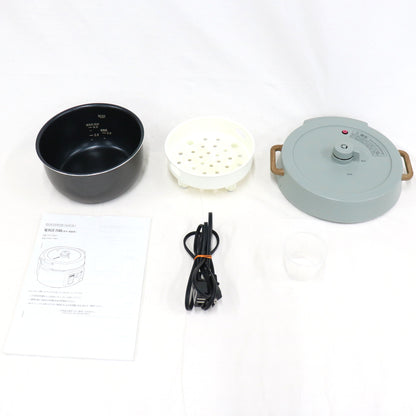 アイリスオーヤマ 電気圧力鍋 3.0L グリーン KPC-MB3-G  グリーン 整備済みアウトレット品 [中古(C)]