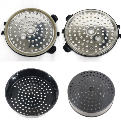 シャープ ヘルシオ ホットクック KN-HW24G 2〜6人用 2.4L容量　kn-hw24g-w  ホワイト 整備済みアウトレット品 [中古(C)]
