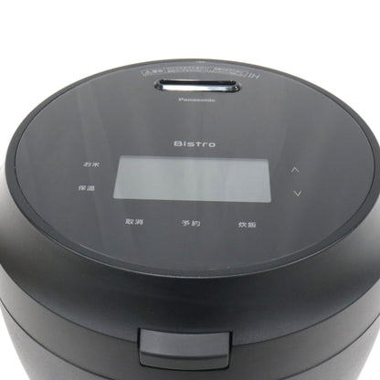 [中古(B)] [5.5合炊き] パナソニック 可変圧力IHジャー炊飯器 ビストロ Vシリーズ SR-W10BB ブラック sr-w10bb ブラック [良い]