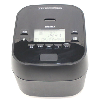 [中古(B)] [5.5合炊き] 東芝 炎匠炊き RC-10HGW 真空圧力IH 炊飯器　rc-10hgw-gb グランブラック [良い]