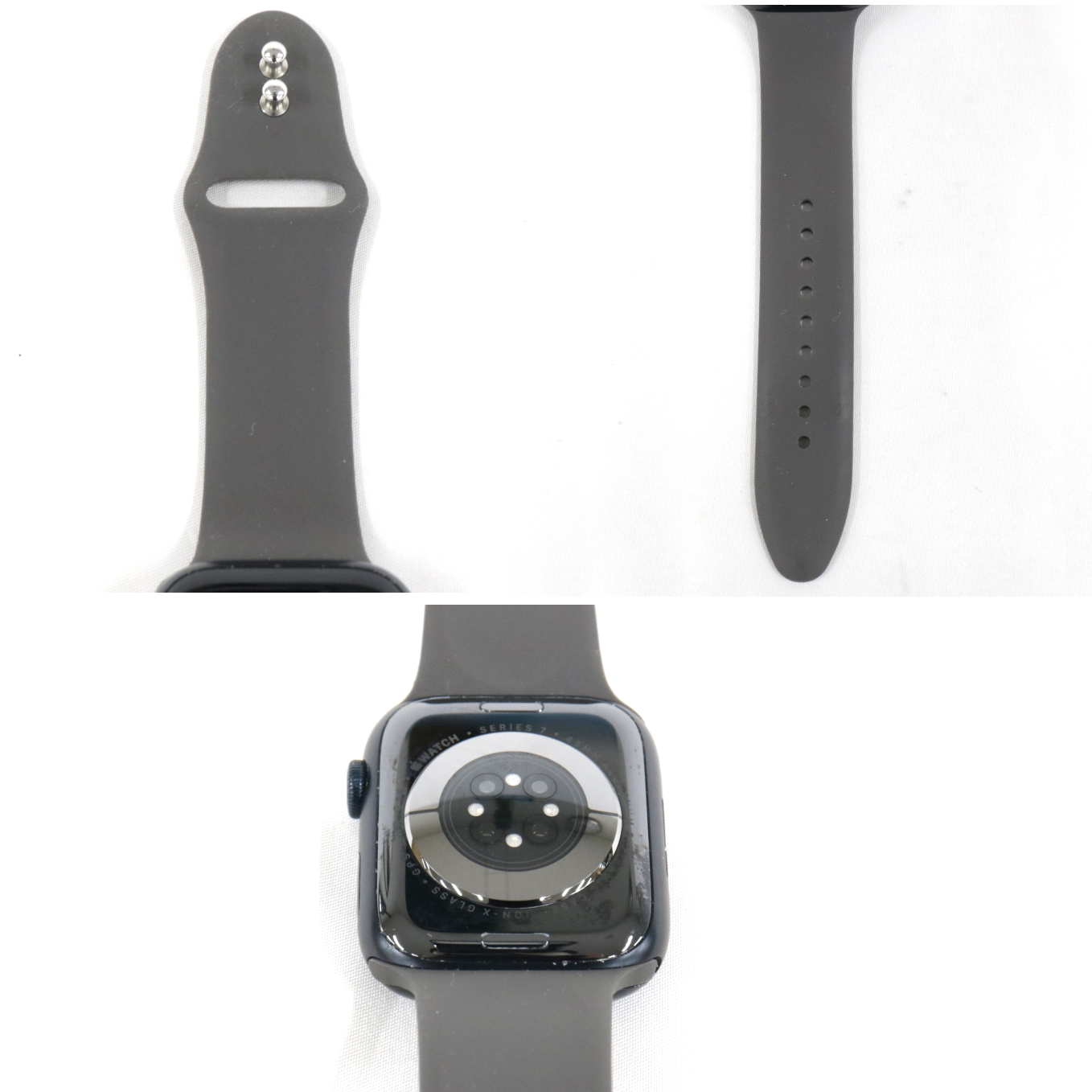 [中古(C)] Apple Watch Series 7 GPS 45mm mkn53j-a ミッドナイトmkn53j-a　[可]